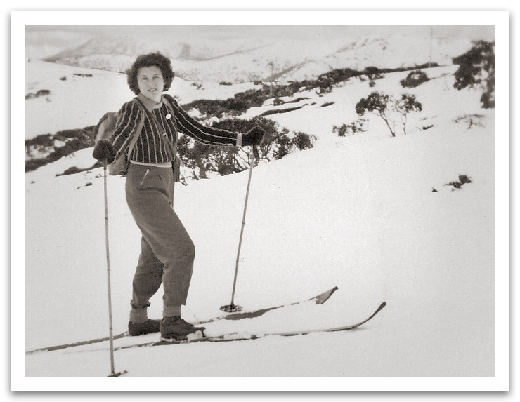 Early skiing at Falls Creek, circa 1949