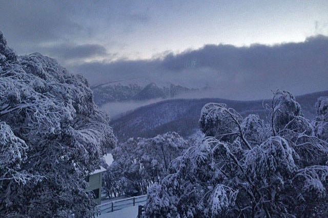 Falls Creek in winter
